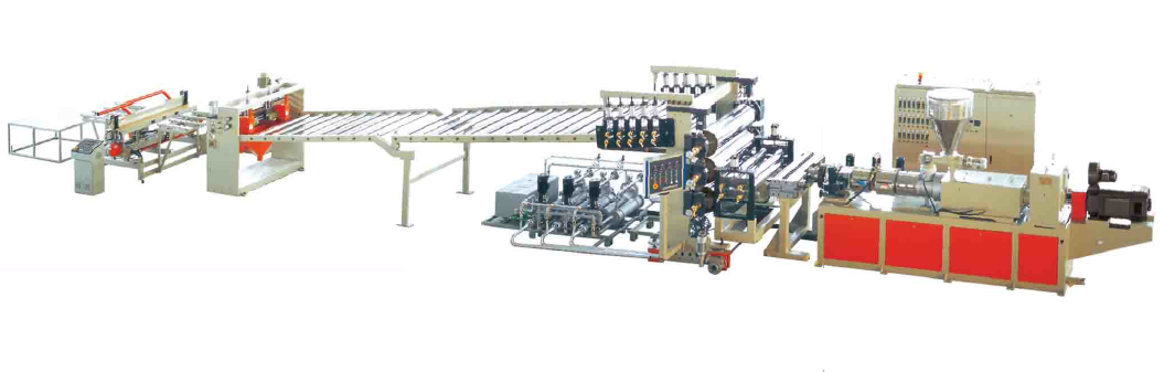 PVC free foaming board extrusion line